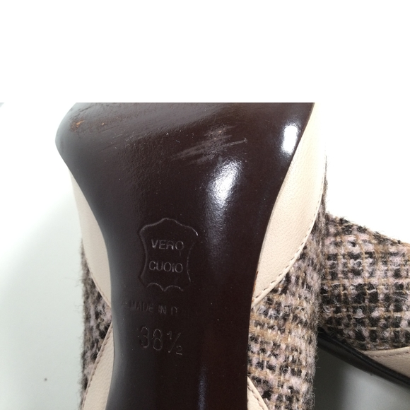 Missoni Italy Heels Women Beige US 7.5 - Picture 8 of 9